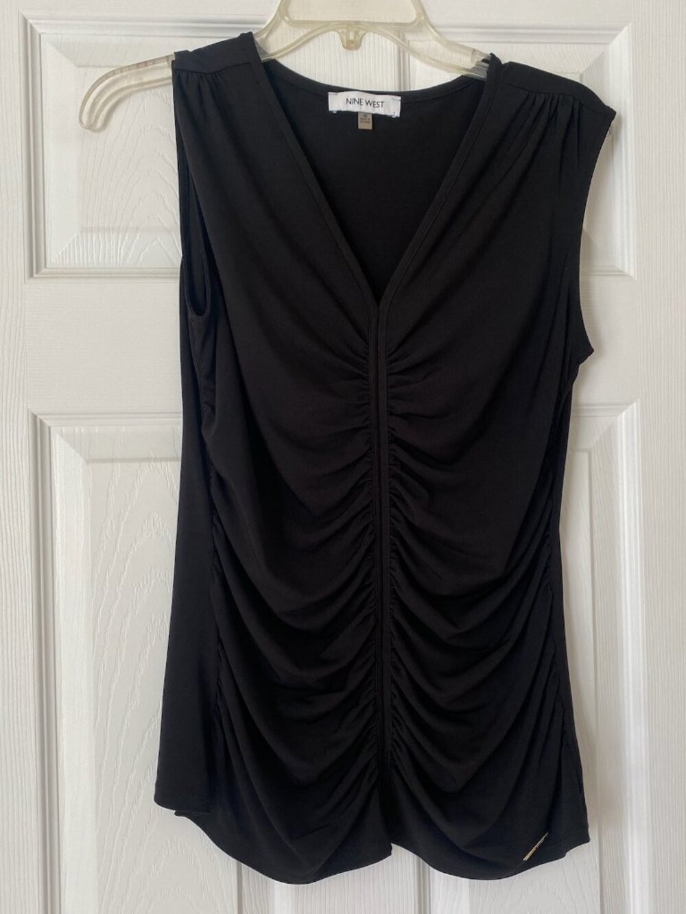 Nine West Black Sleeveless Top